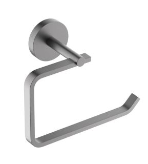 Бумагодержатель квадратный Aquatek Бетта AQ4608BGM шлифованный чёрный хром